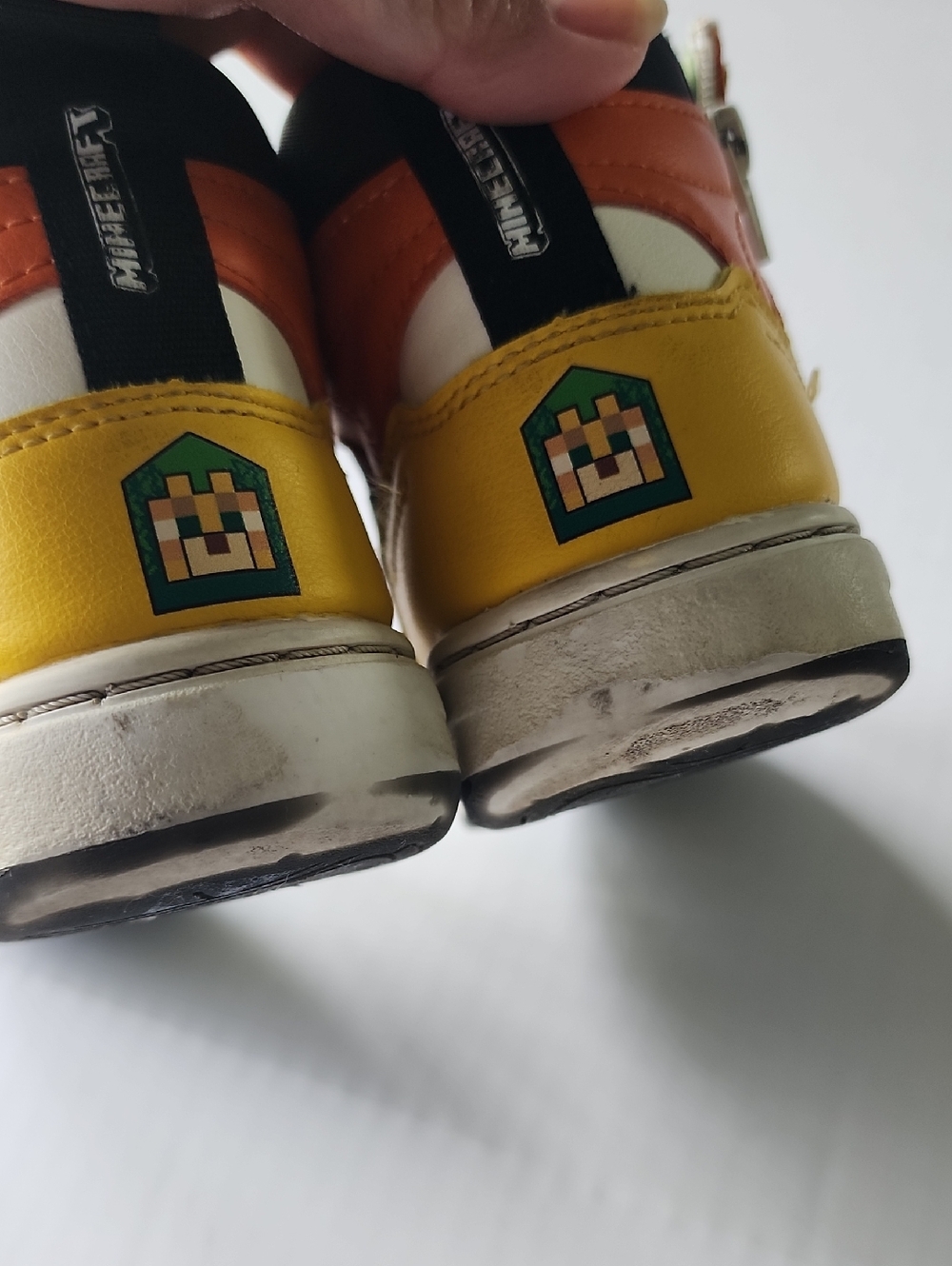 Rare Kids' Minecraft High-Top Sneakers Lace up/Zip Little Kids 11.5-12 - Picture 10 of 14